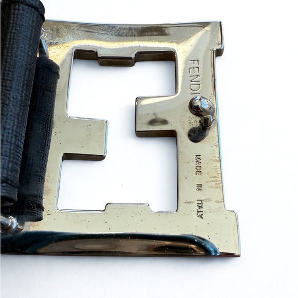 FENDI Certified Auth Zucca FF Buckle Belt - Size 90. W/ bag, orig tags, and COA - Picture 3 of 16